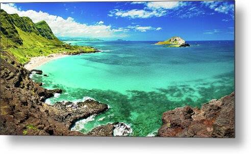 Rabbit Island from Makapu'u - Metal Print