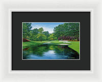 Redbud 16 Augusta National - Framed Print