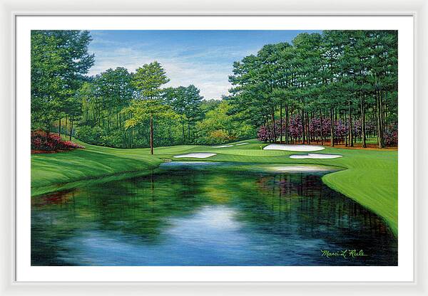 Redbud 16 Augusta National - Framed Print