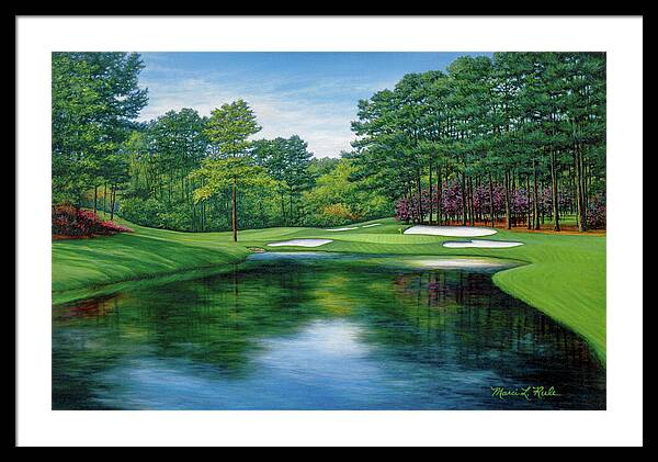 Redbud 16 Augusta National - Framed Print