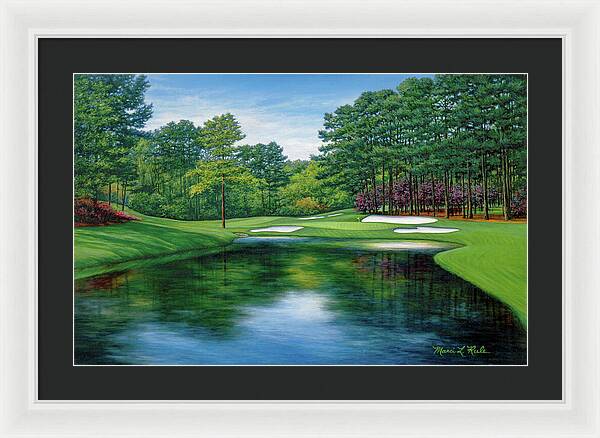 Redbud 16 Augusta National - Framed Print