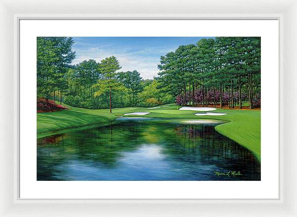 Redbud 16 Augusta National - Framed Print