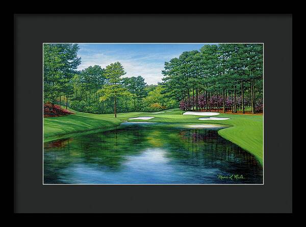 Redbud 16 Augusta National - Framed Print