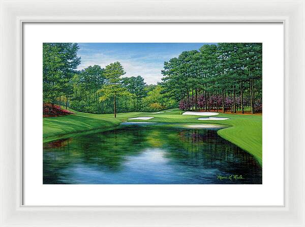 Redbud 16 Augusta National - Framed Print