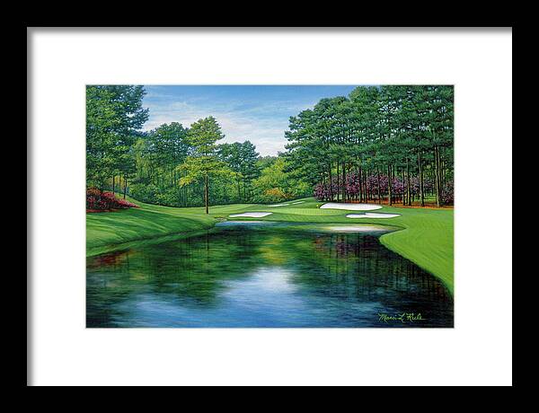 Redbud 16 Augusta National - Framed Print