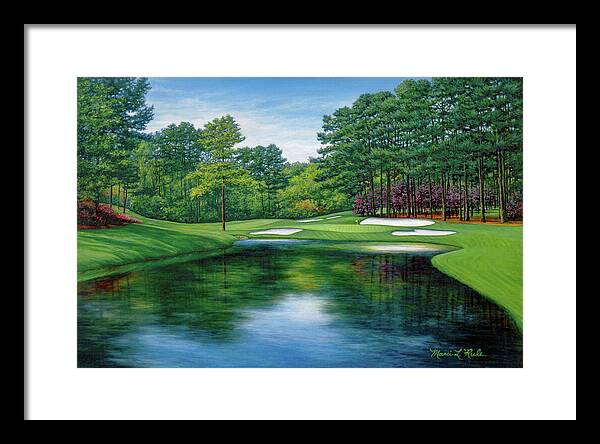 Redbud 16 Augusta National - Framed Print