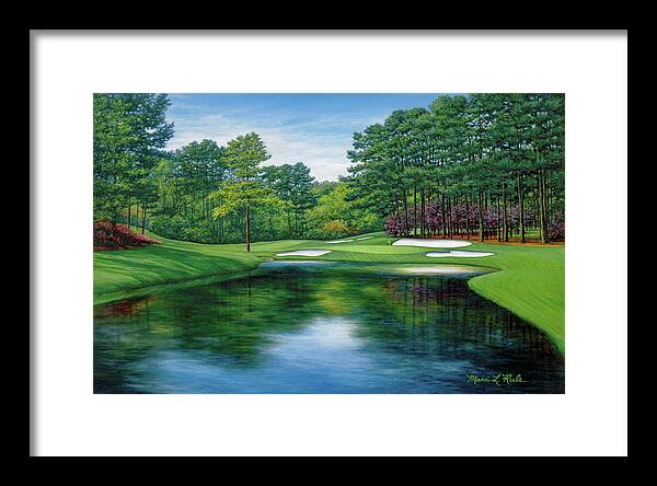 Redbud 16 Augusta National - Framed Print