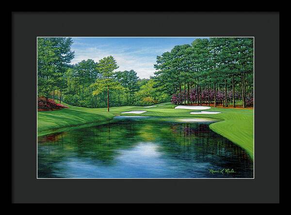 Redbud 16 Augusta National - Framed Print