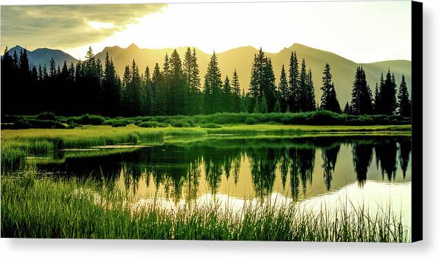 Rocky Mountain Sunrise - Canvas Print