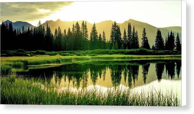 Rocky Mountain Sunrise - Canvas Print