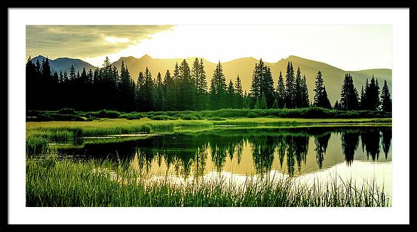 Rocky Mountain Sunrise - Framed Print