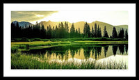 Rocky Mountain Sunrise - Framed Print