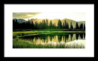 Rocky Mountain Sunrise - Framed Print