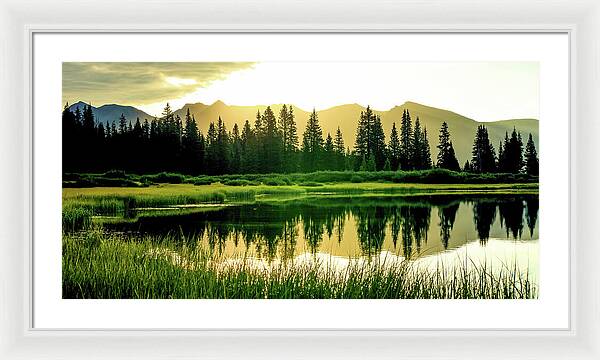 Rocky Mountain Sunrise - Framed Print