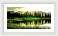 Rocky Mountain Sunrise - Framed Print