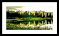 Rocky Mountain Sunrise - Framed Print