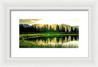 Rocky Mountain Sunrise - Framed Print