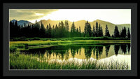 Rocky Mountain Sunrise - Framed Print