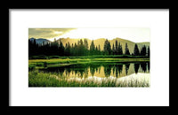 Rocky Mountain Sunrise - Framed Print