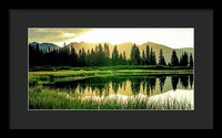 Rocky Mountain Sunrise - Framed Print