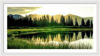 Rocky Mountain Sunrise - Framed Print