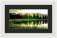 Rocky Mountain Sunrise - Framed Print