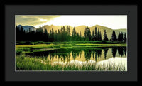 Rocky Mountain Sunrise - Framed Print