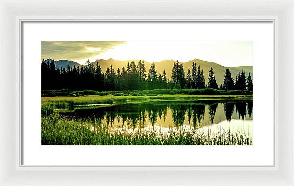 Rocky Mountain Sunrise - Framed Print