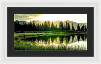 Rocky Mountain Sunrise - Framed Print