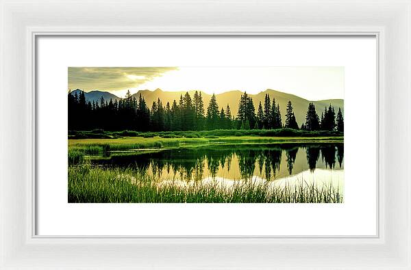 Rocky Mountain Sunrise - Framed Print