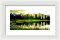 Rocky Mountain Sunrise - Framed Print