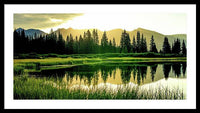 Rocky Mountain Sunrise - Framed Print