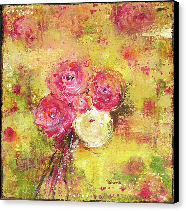 Rose Bouquet - Canvas Print