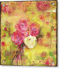 Rose Bouquet - Acrylic Print