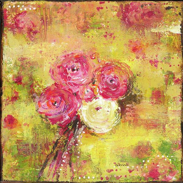 Rose Bouquet - Art Print