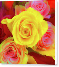 Rose Bouquet - Canvas Print