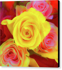 Rose Bouquet - Canvas Print