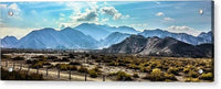 San Felipe Mountains - Acrylic Print