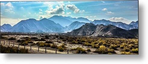 San Felipe Mountains - Metal Print