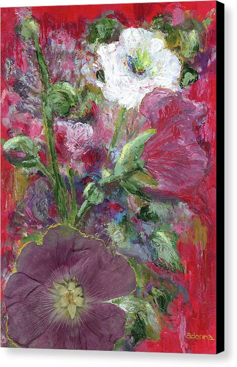 Scarlett and Vermillion - Canvas Print