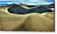 Sculpted sand dunes in Death Valley - Acrylic Print