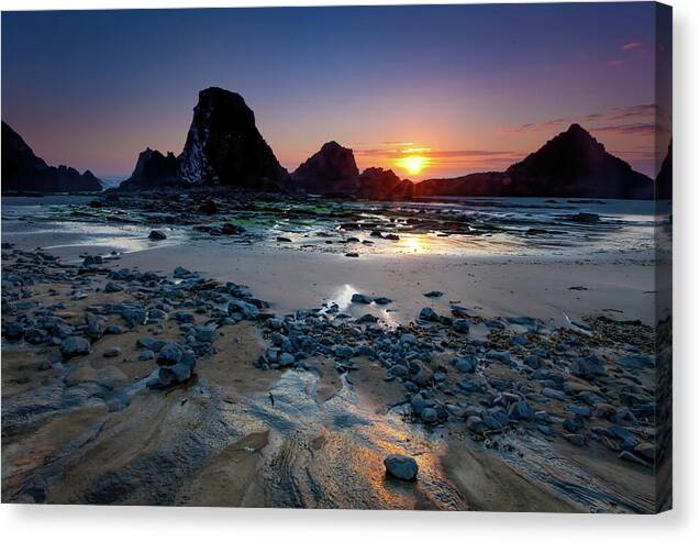 Seal Rocks Sunset - Canvas Print