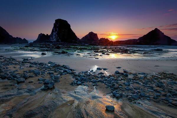 Seal Rocks Sunset - Art Print