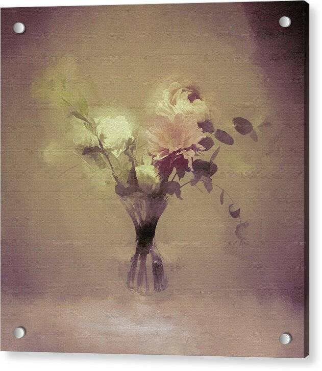 SemiAbstract Flowers - Acrylic Print