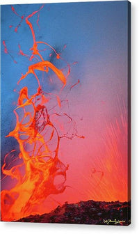 Spatter Burst - Acrylic Print