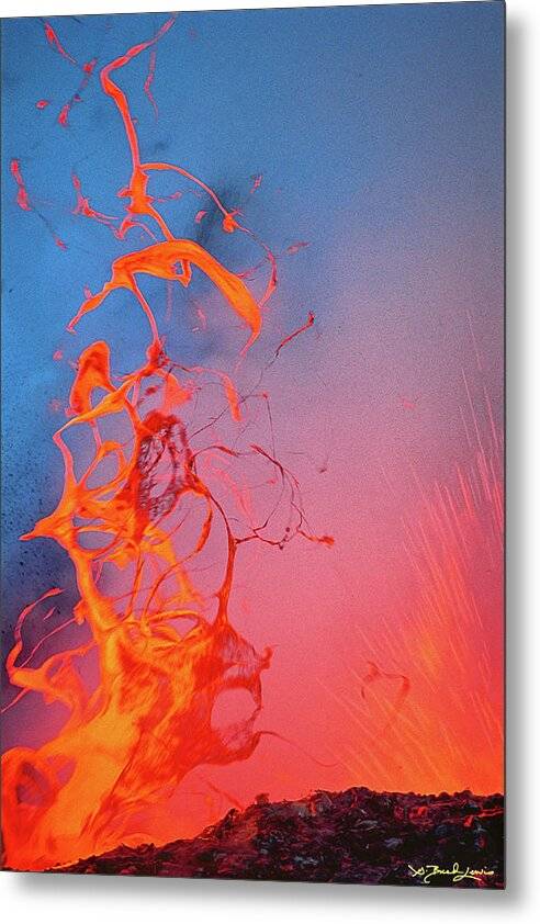 Spatter Burst - Metal Print