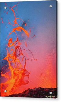 Spatter Burst - Acrylic Print