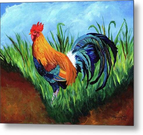 Sugarcane Rooster - Metal Print Metal Print 1ArtCollection