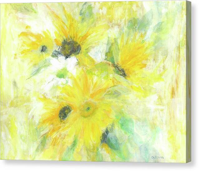 Sunny Bouquet - Canvas Print