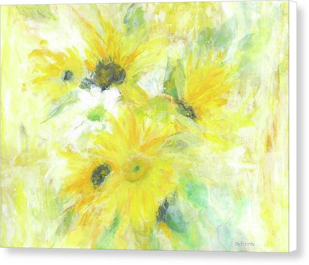 Sunny Bouquet - Canvas Print